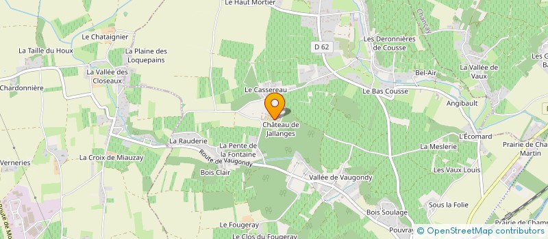localisation de l'entreprise SARL GAWILLA à VERNOU-SUR-BRENNE