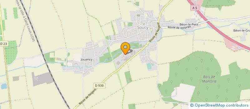 localisation de l'entreprise SARL GAY PERE ET FILS  SOUCY