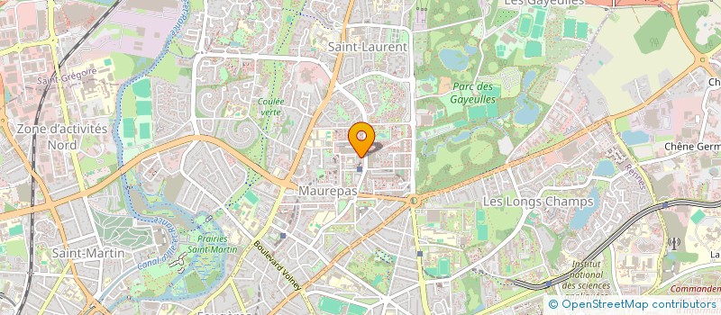 localisation de l'entreprise SARL GAYEULLES COIFFURE  RENNES
