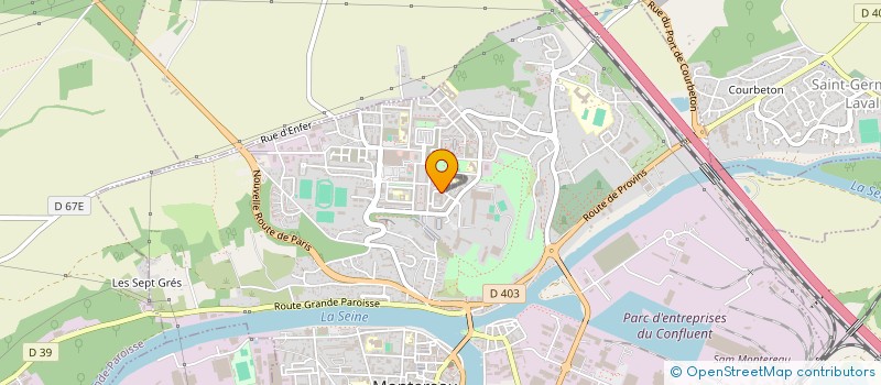 localisation de l'entreprise SARL GAYRAAN  MONTEREAU-FAULT-YONNE