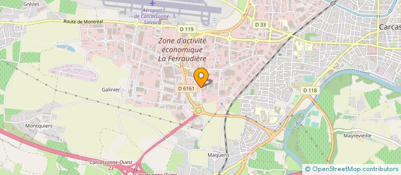 localisation de l'entreprise SARL GAYRAUD à CARCASSONNE