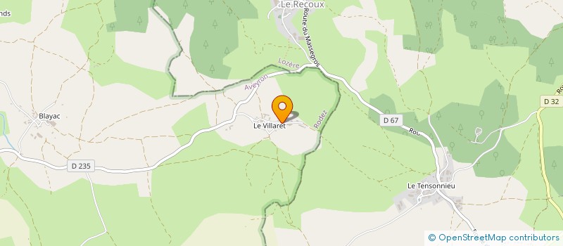 localisation de l'entreprise SARL GAZAGNES ET FILS à SEVERAC D'AVEYRON