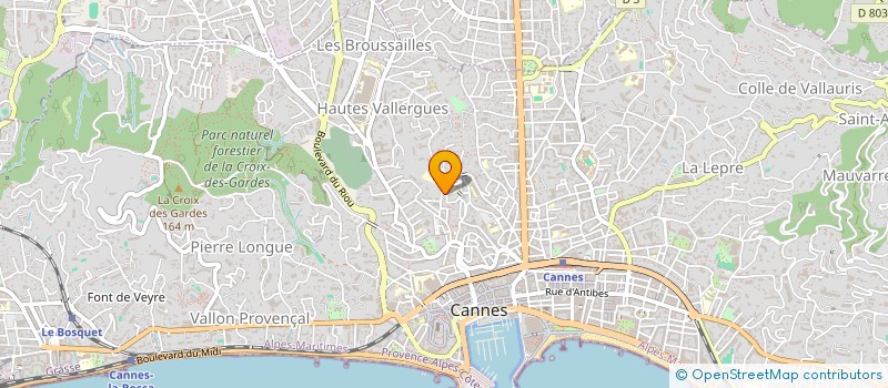 localisation de l'entreprise SARL GAZEAU à CANNES