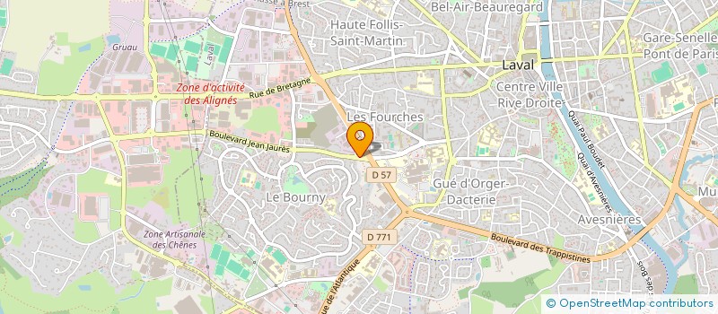 localisation de l'entreprise SARL GB à LAVAL
