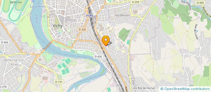 localisation de l'entreprise SARL GB.SB à VICHY