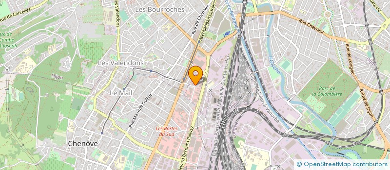 localisation de l'entreprise SARL GBE à DIJON