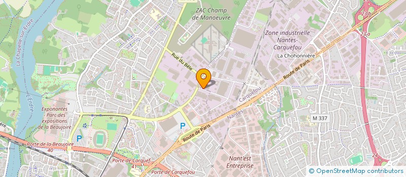 localisation de l'entreprise SARL GBI à THOUARE-SUR-LOIRE