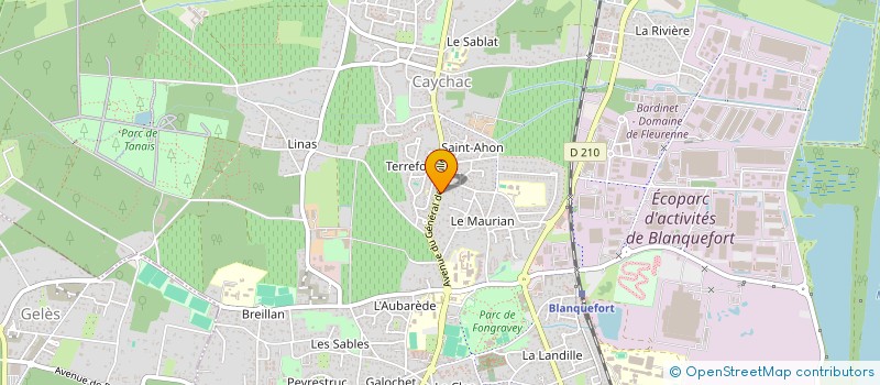 localisation de l'entreprise SARL GC à BLANQUEFORT