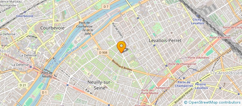 localisation de l'entreprise SARL GCAT-LUX à NEUILLY-SUR-SEINE