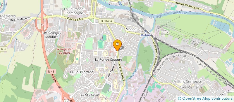 localisation de l'entreprise SARL GCEIB  CHARLEVILLE-MEZIERES