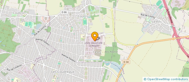 localisation de l'entreprise SARL GCMI ETUDES à COURTRY