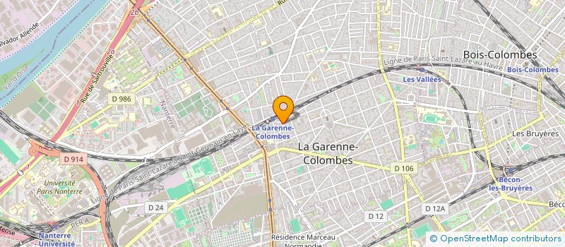 localisation de l'entreprise SARL GD STUDIO à LA GARENNE-COLOMBES