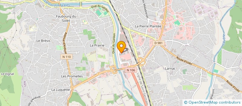 localisation de l'entreprise SARL GDM à ALES