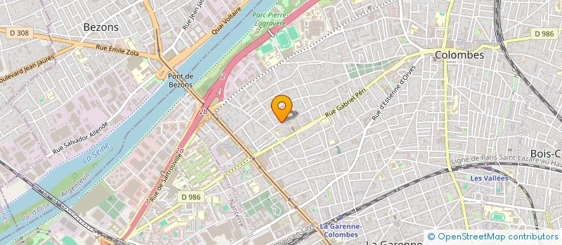 localisation de l'entreprise SARL GDS BATIMENT  COLOMBES