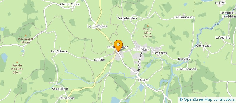 localisation de l'entreprise SARL GEAIX FRERES à LES MARS