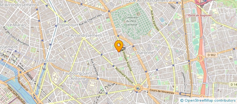 localisation de l'entreprise SARL GEB INTERNATIONAL à PARIS