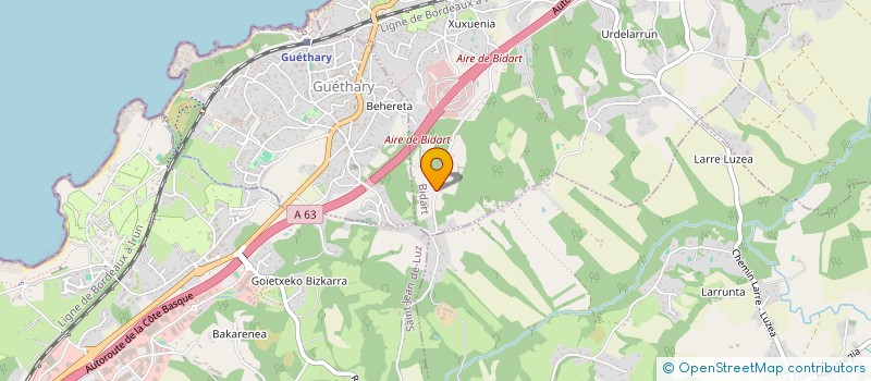 localisation de l'entreprise SARL GEBA HOLDING à BAYONNE