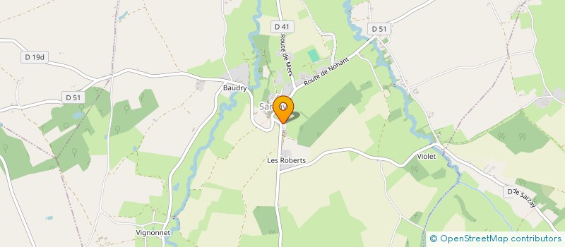 localisation de l'entreprise SARL GEBINFO à MERS-SUR-INDRE