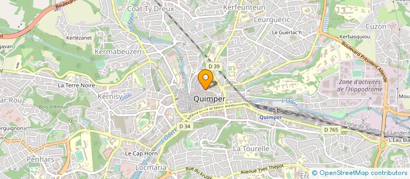 localisation de l'entreprise SARL GECLA à QUIMPER