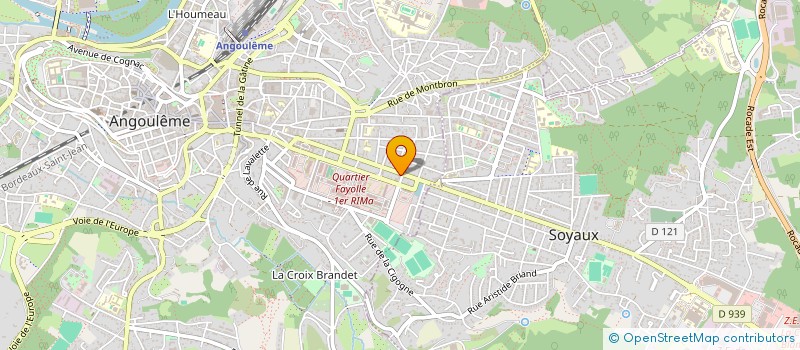 localisation de l'entreprise SARL GEIGER à ANGOULEME