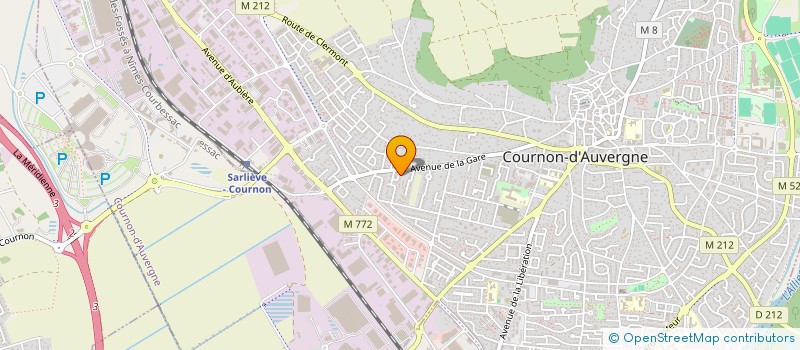 localisation de l'entreprise SARL GEL à COURNON-D'AUVERGNE