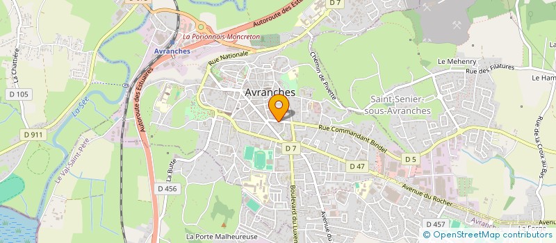 localisation de l'entreprise SARL GEL SERVICES à AVRANCHES