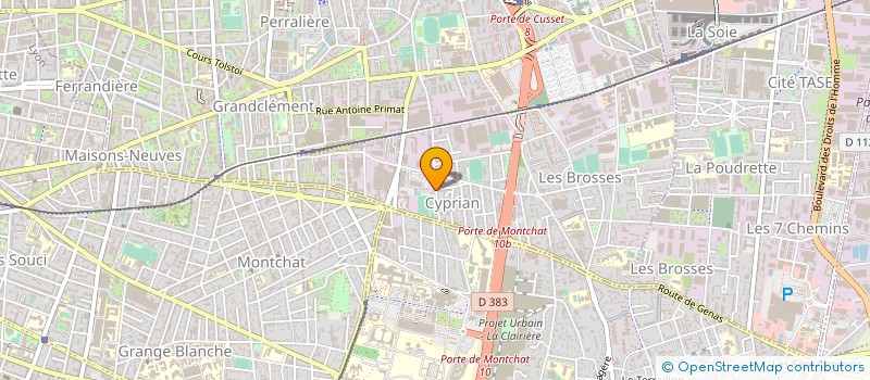 localisation de l'entreprise SARL GELAS DORE OUTILLAGE  VILLEURBANNE