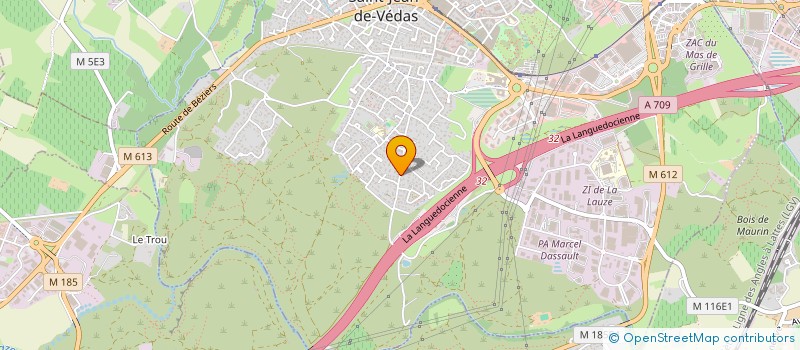 localisation de l'entreprise SARL GELEBERT ET COMPAGNIE  SAINT-JEAN-DE-VEDAS