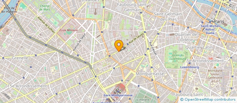 localisation de l'entreprise SARL GELFAM à PARIS