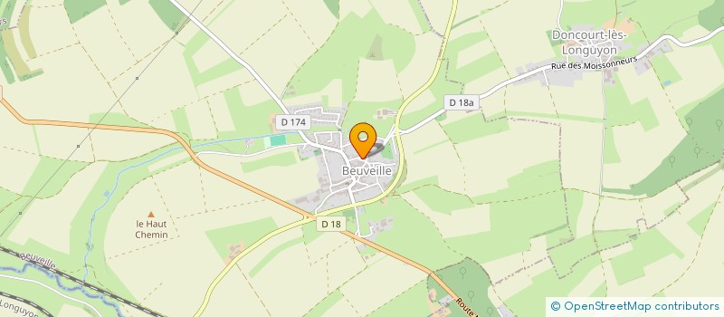 localisation de l'entreprise SARL GEMA  BEUVEILLE