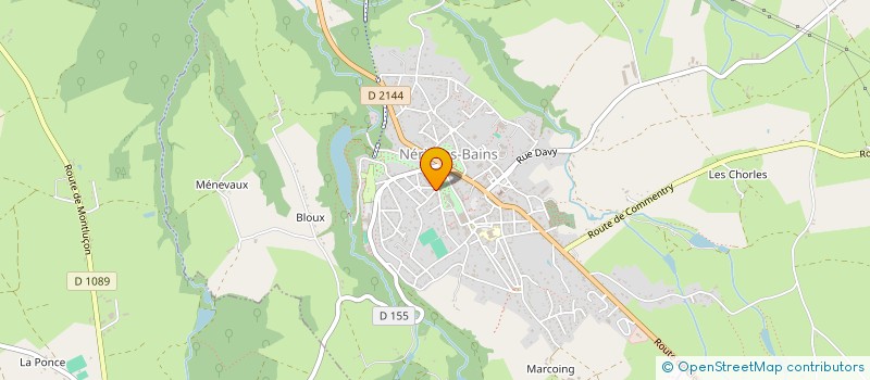 localisation de l'entreprise SARL GEMEAUX à NERIS-LES-BAINS