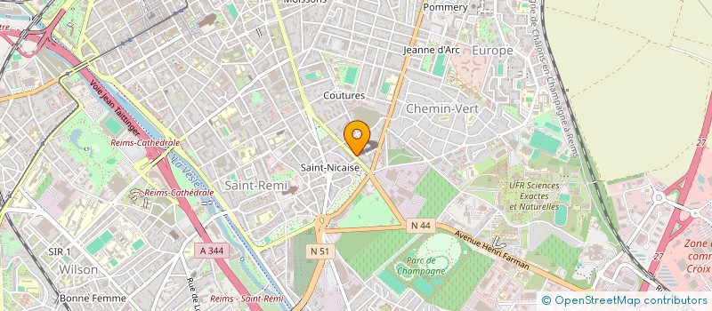 localisation de l'entreprise SARL GEMMA  REIMS