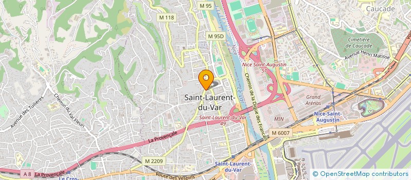 localisation de l'entreprise SARL GEMMI  SAINT-LAURENT-DU-VAR