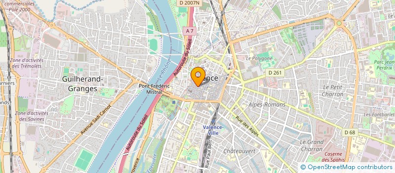 localisation de l'entreprise SARL GEMS IMMO à VALENCE