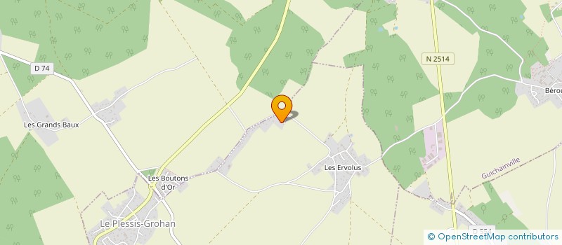 localisation de l'entreprise SARL GEMYL PIZZA  LE PLESSIS-GROHAN