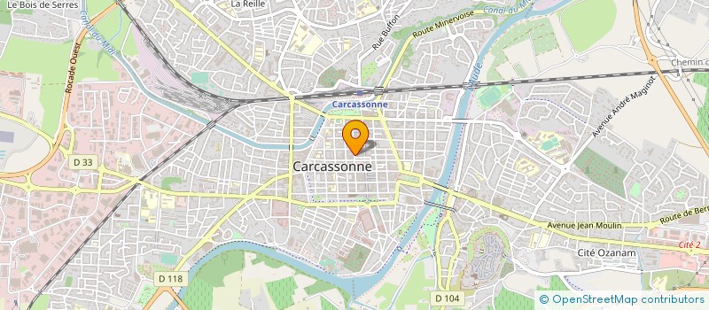 localisation de l'entreprise SARL GENA à CARCASSONNE