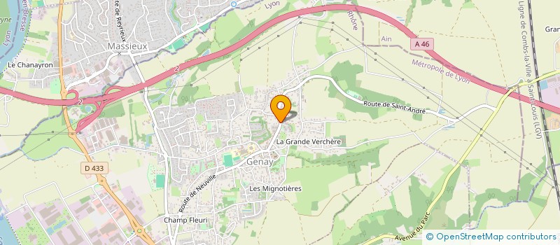 localisation de l'entreprise SARL GENAY FLEURS ATELIER FLORAL  GENAY