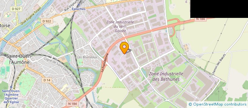 localisation de l'entreprise SARL GENELEC 95 à SAINT-OUEN-L'AUMONE