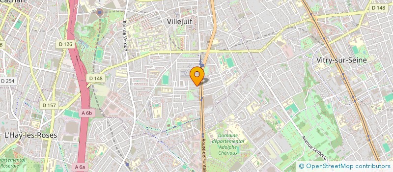 localisation de l'entreprise SARL GENERALE ALIMENTATION  VILLEJUIF