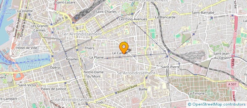 localisation de l'entreprise SARL GENERALE DE DISTRIBUTION à MARSEILLE