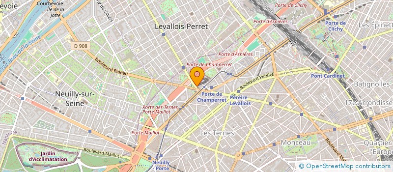 localisation de l'entreprise SARL GENERALE DE LOTISSEMENT  PARIS