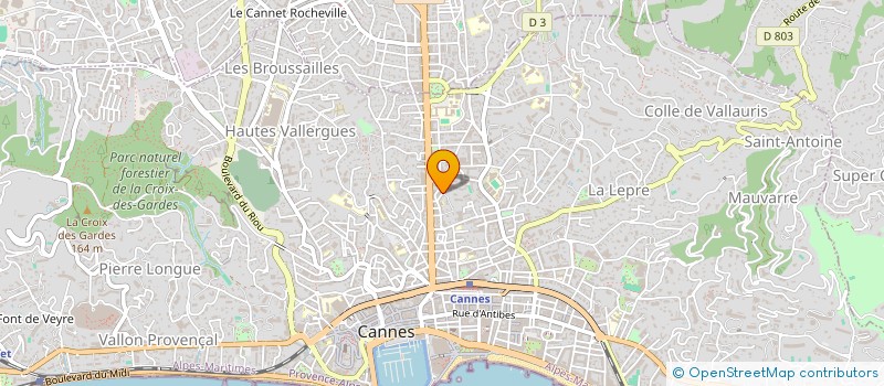 localisation de l'entreprise SARL GENERALE DES SERVICES BATIMENT  CANNES