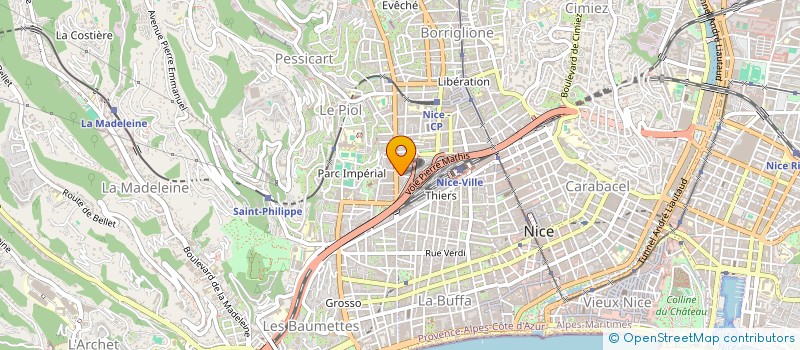 localisation de l'entreprise SARL GENERALE IMPORT EXPORT à NICE