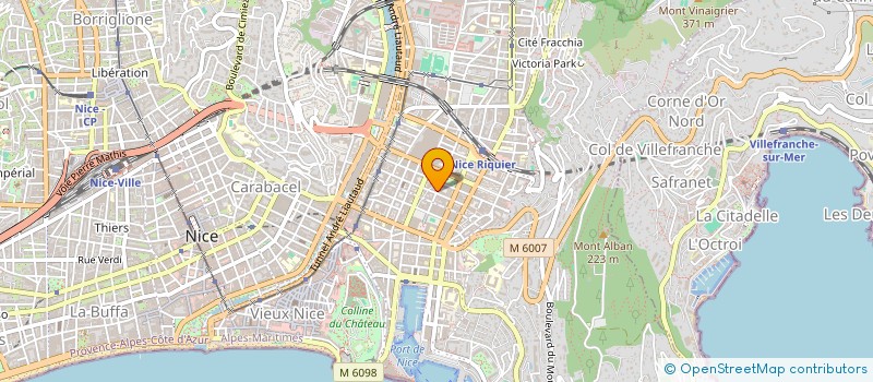 localisation de l'entreprise SARL GENERALE SERVICE BATIMENT à NICE