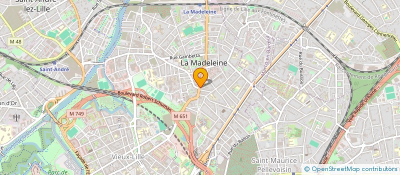 localisation de l'entreprise SARL GENERATION L.D à LA MADELEINE