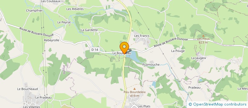 localisation de l'entreprise SARL GENERIQUE METAL FRANCE  SAGNAT