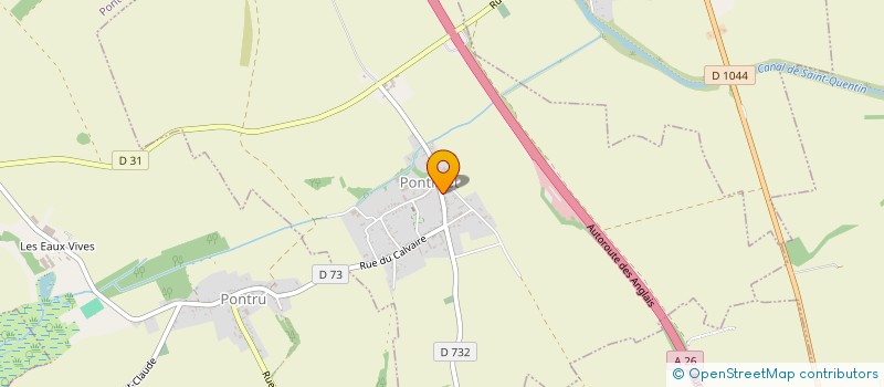 localisation de l'entreprise SARL GENIE BATI  PONTRUET