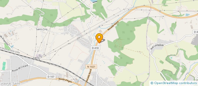 localisation de l'entreprise SARL GENIS  COLAYRAC-SAINT-CIRQ