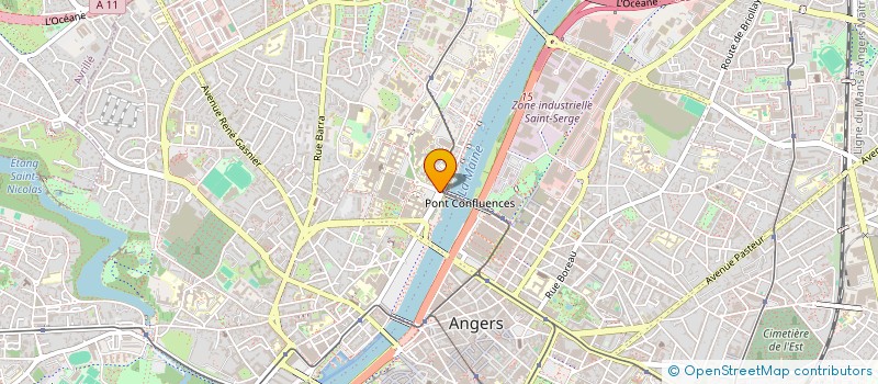 localisation de l'entreprise SARL GENOS DEVELOPPEMENT à ANGERS