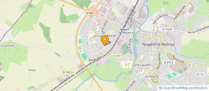 localisation de l'entreprise SARL GENOT FRERE à NOGENT-LE-ROTROU